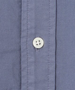 J.PRESS MEN 【オックス ガーメントダイ】バックブルバンドカラーシャツ サックスブルー系
