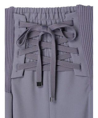 earth music&ecology バックレースサイドリブマーメイドスカート Blue