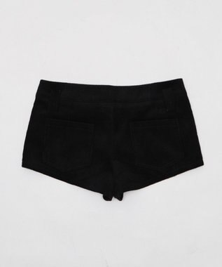 WEGO コーデュロイマイクロショートパンツ ブラック