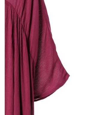 Green Parks Ｉ　レーヨンクレープチュニック Dark Pink