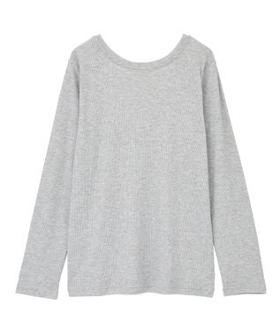 AMERICAN HOLIC シアーリブプルオーバー Gray Mixture