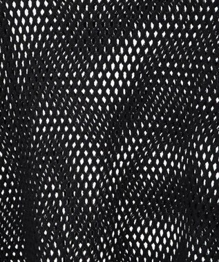 AMERICAN HOLIC 【WEB限定】ランダムロゴメッシュロングTシャツ/チュニック Black