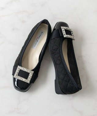 Bridget Birkin ＜3E＞【Bridget Birkin Walk】キルティングビジューリボンウォーキングパンプス