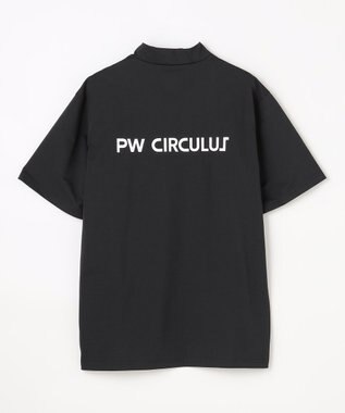 PW CIRCULUS 【MEN】9モチーフモックネック ゴルフ ブラック系