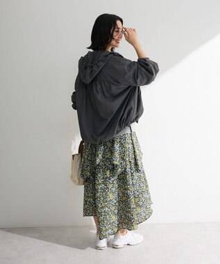 Green Parks 撥水加工フード付ブルゾン Gray