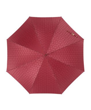 MOONBAT FURLA 長傘 モノグラムジャガード UV 日本製 ワイン