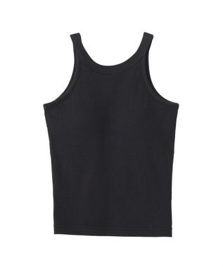 earth music&ecology アメスリテレコタンクトップ Black