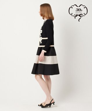 TOCCA 【Archive Collection】【洗える！】AURORA KNIT カーディガン ブラック×ベージュ系