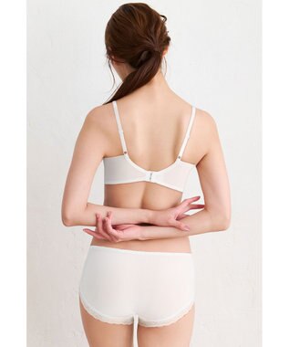 WACOAL ショーツ 【ハグするブラ】 BXB478とペア はきこみ丈あさめ やわらかく伸びる(バック) レディース PXB178 /ワコール ホワイト