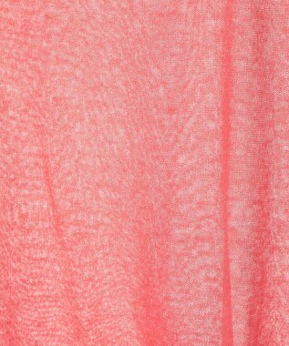 AMERICAN HOLIC ウォッシャブルシアーニットフレンチスリーブトップス Red