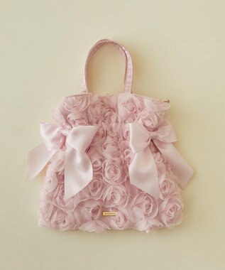 Maison de FLEUR チュールローズダブルリボン2Way Pink