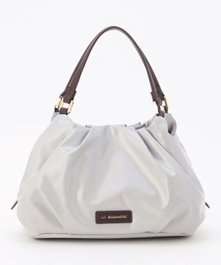 LA BAGAGERIE ソフトエナメル2WAYハンドバッグ Sサイズ