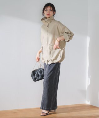 UNFILO L UNFILO DENIM オールインワン グレー