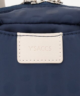 Y'SACCS はっ水ドットジャカード　ショートハンドル付き　軽量2wayショルダー ネイビー