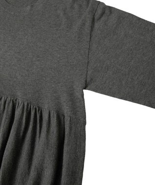 AMERICAN HOLIC 【WEB限定】バイパチティアードニットワンピース Gray Mixture