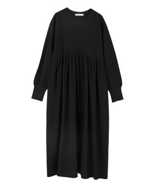 AMERICAN HOLIC 【WEB限定】バイパチティアードニットワンピース Black