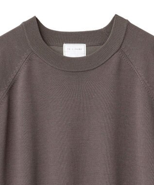 Green Parks トレーナー風ニットプルオーバー Brown