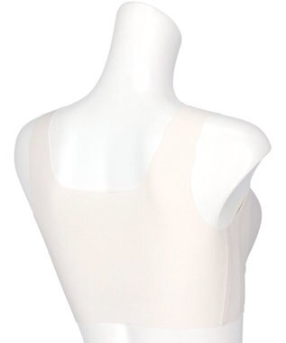 WACOAL 【GOCOCi ゴコチ】 ノンワイヤーブラ ハーフトップ まるでつけていないような着ごこち ムレにくい フラット仕上げ ホックなし CGG510 /ワコール アイボリー