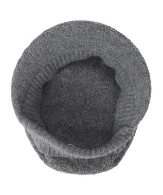 MOONBAT FURLA(フルラ) ラメ折り返しニットキャスケット【日本製】 グレー