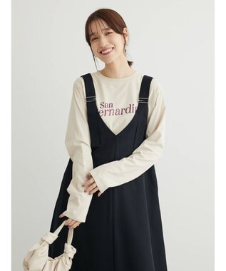 Green Parks ・ＥＬＥＮＣＡＲＥ　ＤＵＥ　Ｖネックジャンスカ Black