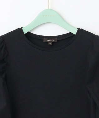 TOCCA 【洗える！】SOLEIL ボリューム袖トップス ブラック系