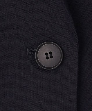 23区 【セットアップ対応/洗える】アイアスマットストレッチ テーラード ジャケット ネイビー系