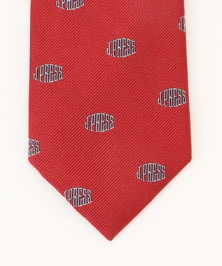 J.PRESS MEN 【J.PRESS ORIGINALS】LOGO TIE / JAPAN MADE レッド系