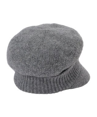 MOONBAT FURLA(フルラ) ラメ折り返しニットキャスケット【日本製】 グレー