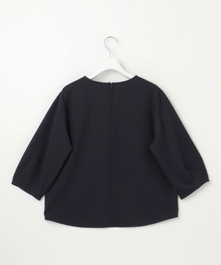 自由区 L 【セットアップ対応・洗える】ブークレダンボール カットソー ネイビー