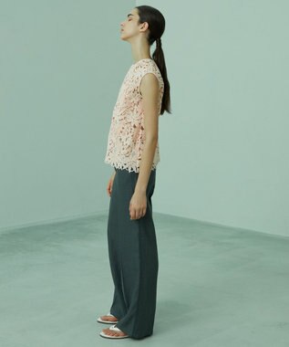 BEIGE， NARCISSUS / レースブラウス Peach