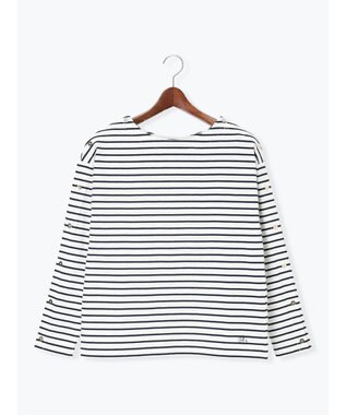 Te chichi ショルダー釦ボーダーカットソー ネイビー