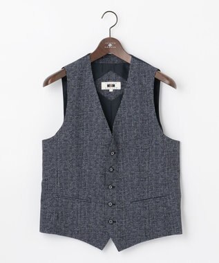 JOSEPH ABBOUD ライトウェーブ ベスト ネイビー系7