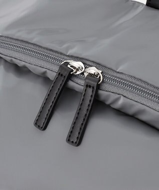 LA BAGAGERIE メタリックドロストポケット　リュックサック グレー