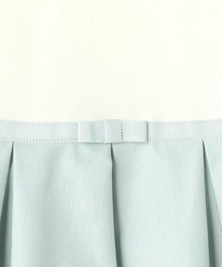 組曲 KIDS 【110-140㎝】 フラワーアーチワンピース＆ボレロジャケットセット ミントグリーン