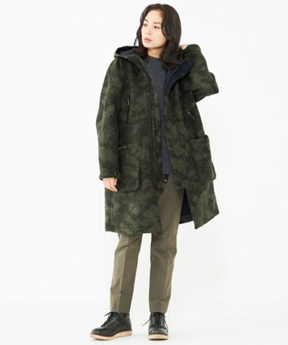 JOSEPH ABBOUD MOUNTAIN 【UNISEX】スライバーカモジャガード コート カーキ系7