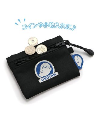 Mother garden しろたん コインケース 黒色 小銭入れ 財布 ポーチ 黒