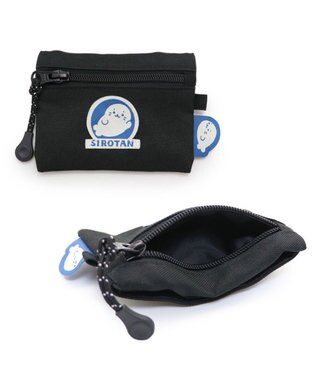 Mother garden しろたん コインケース 黒色 小銭入れ 財布 ポーチ 黒