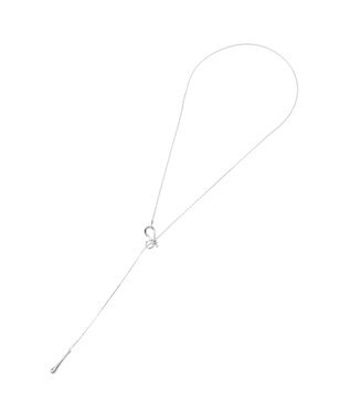 earth music&ecology ニュアンスノットラリエット Silver