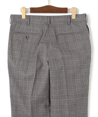 J.PRESS MEN 【WEB・一部店舗限定】グレンチェック スラックス ブラウン系3