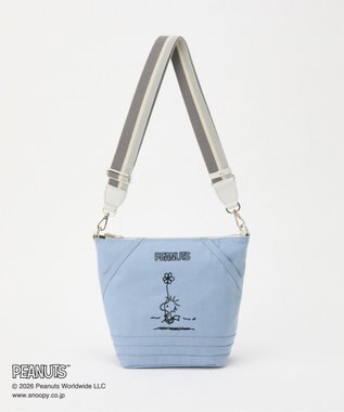 russet 《PEANUTS×russet》リバーシブルショルダーバッグ(CE-1755) L.Blue
