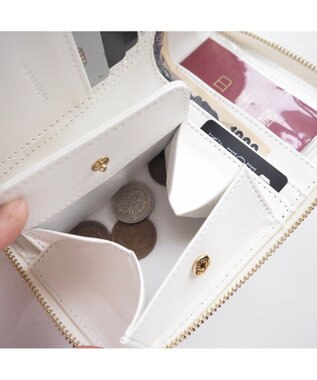 LA BAGAGERIE 【インスタグラマー chiyoさん×LA BAGAGERIE】チェーンスマホショルダー ホワイト