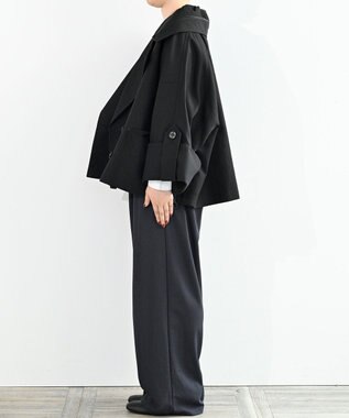 FORFORMO Deformation Wide Trench Coat デフォメーションワイドトレンチコート ブラック
