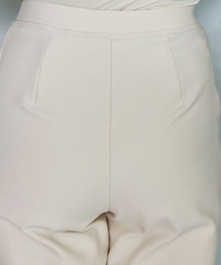 Tiaclasse 【日本製・洗える】すふれ起毛ワイドパンツ オフホワイト