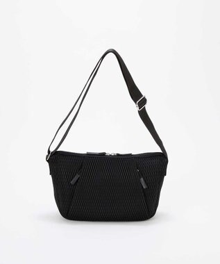 TOPKAPI 【Breath TOPKAPI】ポリメッシュ ショルダーバッグ ブラック