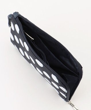 Y'SACCS イタリアンシープ　マルチポーチ付き　ホーボーバッグ ネイビー