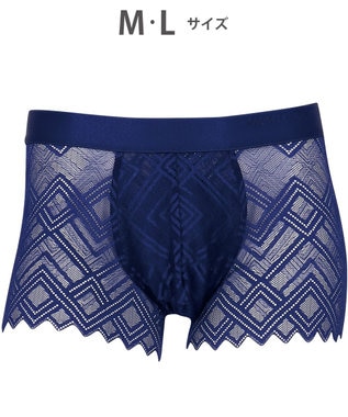 WACOAL MEN WACOAL MEN ボクサーパンツ 【レースボクサー】 フロント快適グラマラス 通気性(本体) 前閉じ 下着 メンズ WT3828 /ワコールメン