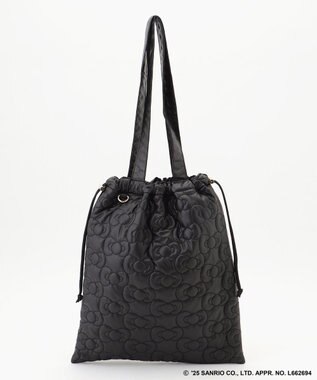 ANY 【ハローキティ×ANY】キルトトートバッグ ブラック