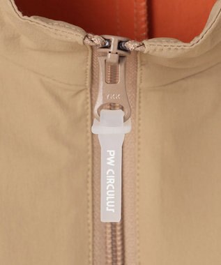 PW CIRCULUS 【MEN】パッカブルハーフジップ ゴルフ ベージュ系