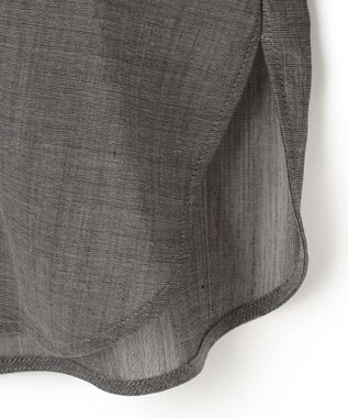 BEIGE， 【洗える】MOYE / ハイネックブラウス C Gray