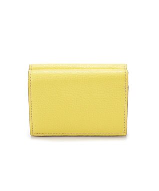 TOPKAPI 【TOPKAPI】バイカラー レザー 3つ折財布 LEAN リーン レモンイエロー